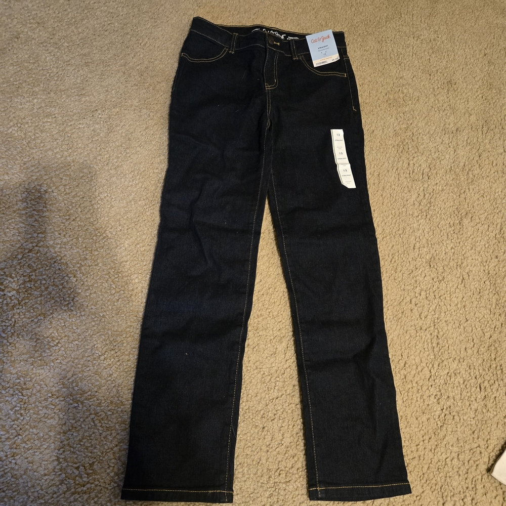 Cat & Jack Dark Blue Kids Jeans